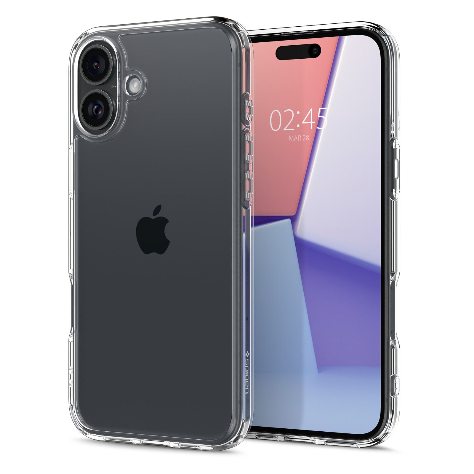 Spigen Crystal Hybrid, crystal clear - iPhone 16