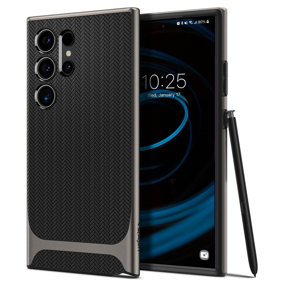 Spigen Neo Hybrid, gunmetal - Samsung Galaxy S24 Ultra (1)