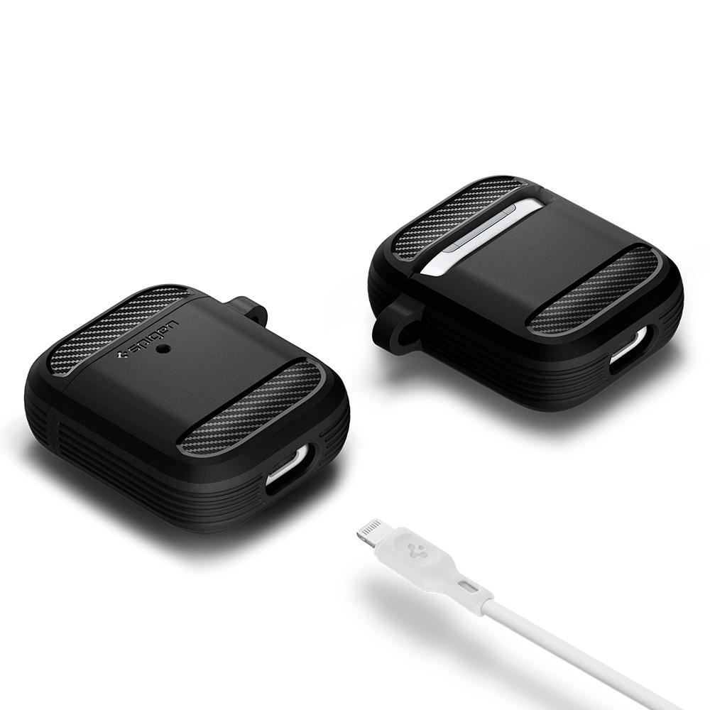 Spigen Rugged Armor, black -  AirPods (10)