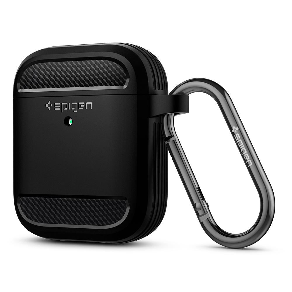 Spigen Rugged Armor, black -  AirPods (2)