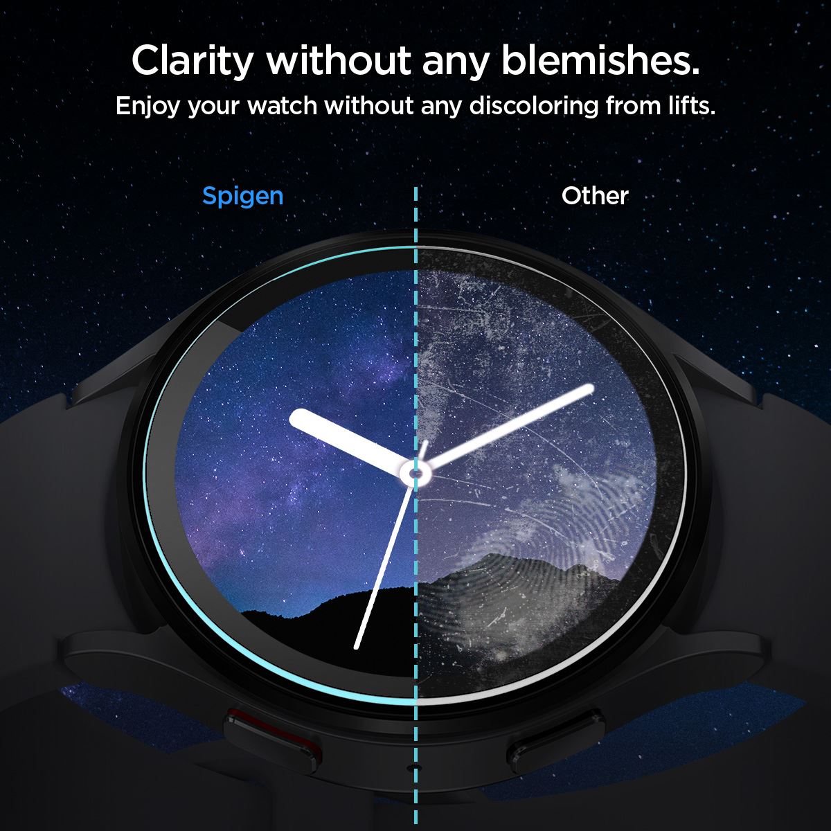 Spigen Glass tR EZ Fit 2 Pack - Samsung Galaxy Watch6 40mm (11)