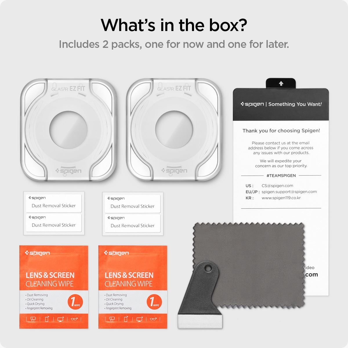 Spigen Glass tR EZ Fit 2 Pack - Samsung Galaxy Watch6 40mm (12)