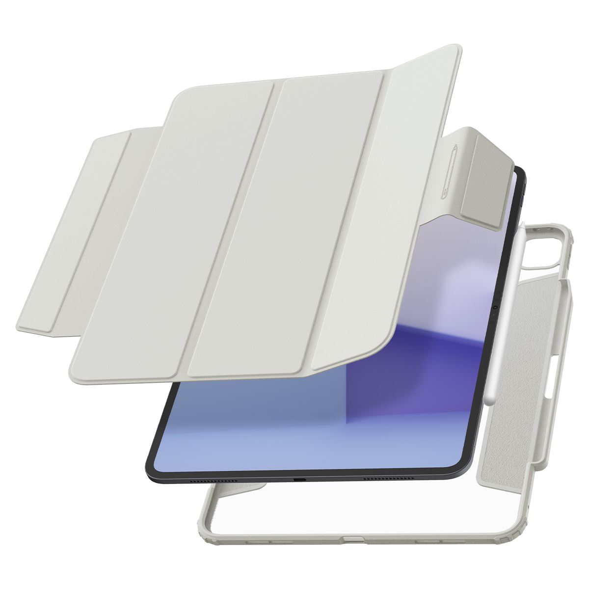 Spigen Air Skin Pro, gray - iPad Pro 13" 2024 (6)