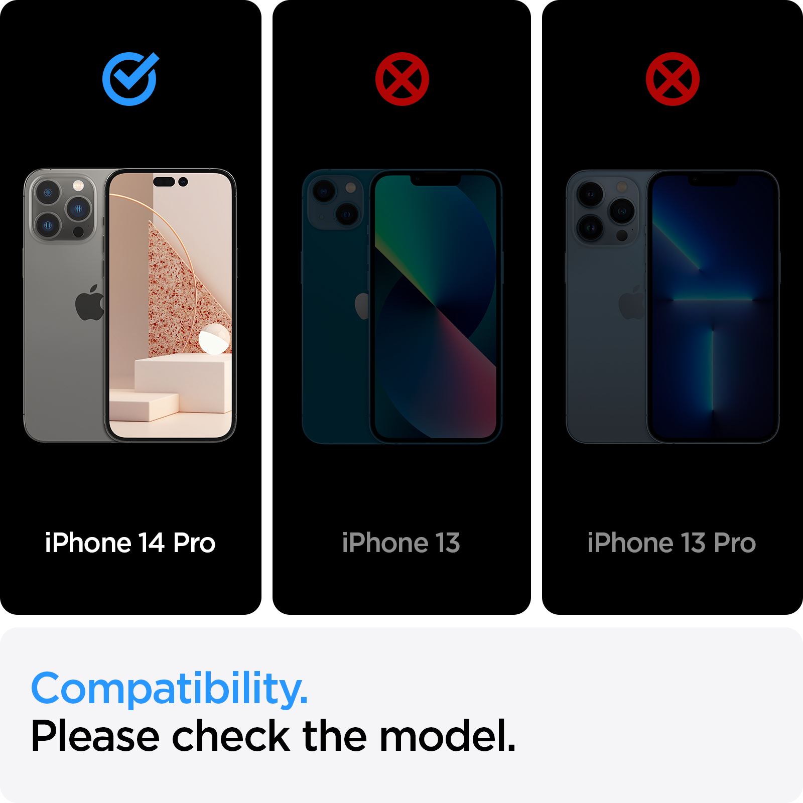 Spigen tR Align Master 2 Pack, FC black - iPhone 14 Pro (7)