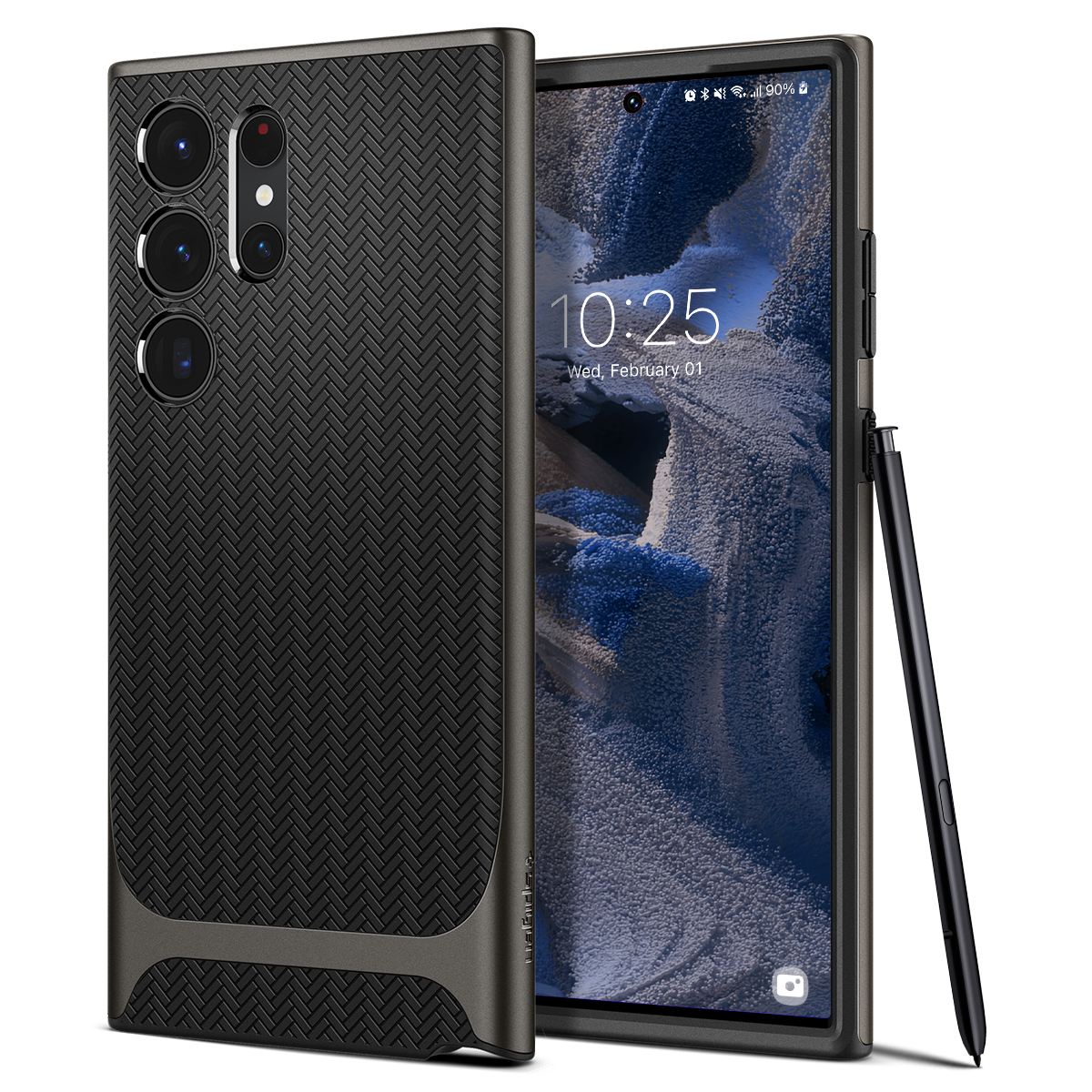 Spigen Neo Hybrid, gunmetal - Samsung Galaxy S23 Ultra (1)