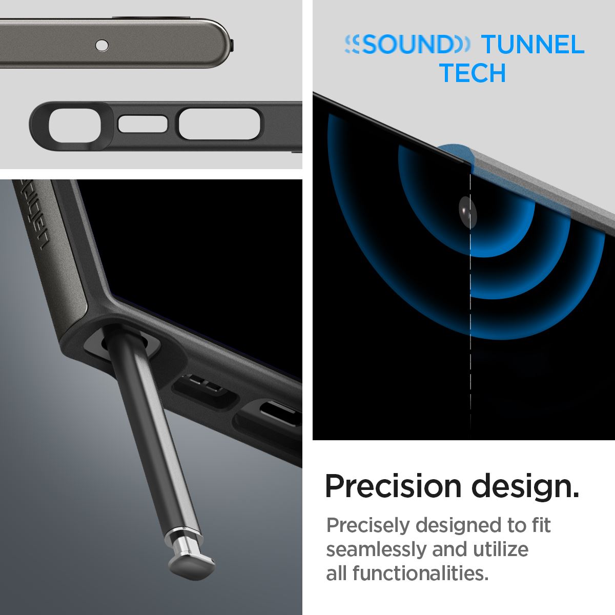 Spigen Neo Hybrid, gunmetal - Samsung Galaxy S23 Ultra (15)
