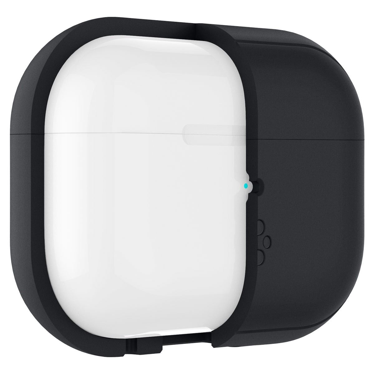 Spigen Case Silicone Fit Black + Strap Phantom Green - AirPods Pro (2nd Gen) (4)