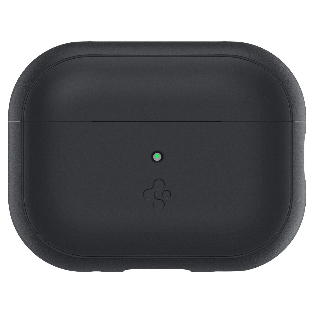 Spigen Case Silicone Fit Black + Strap Phantom Green - AirPods Pro (2nd Gen) (7)