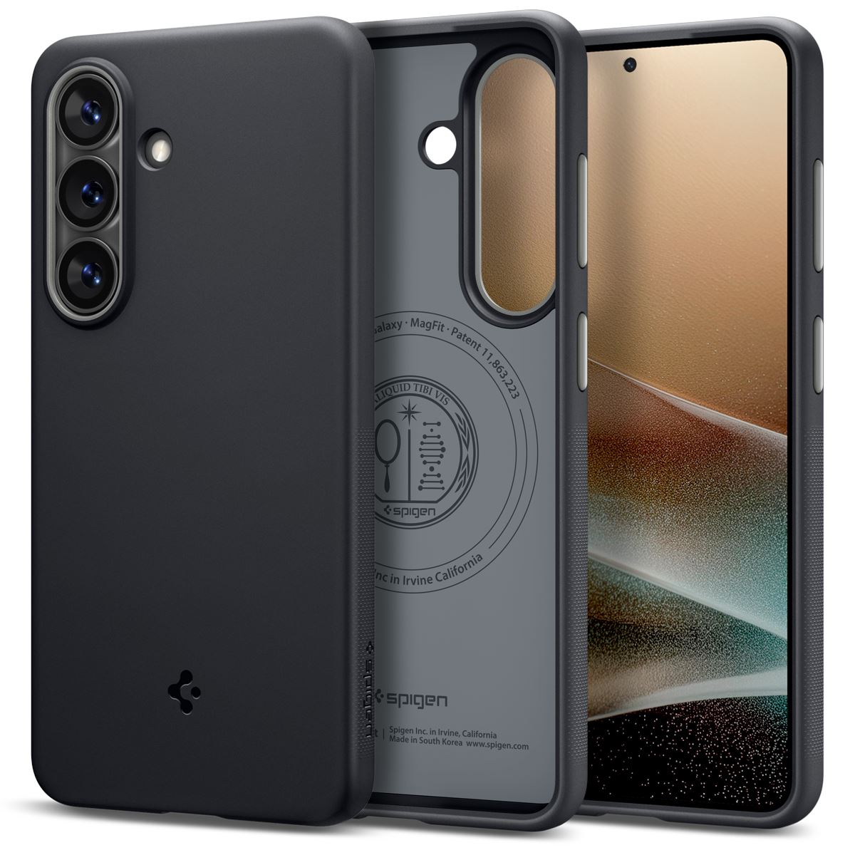 Spigen Nano Pop MagSafe, black sesame - Samsung Galaxy S26 (2)