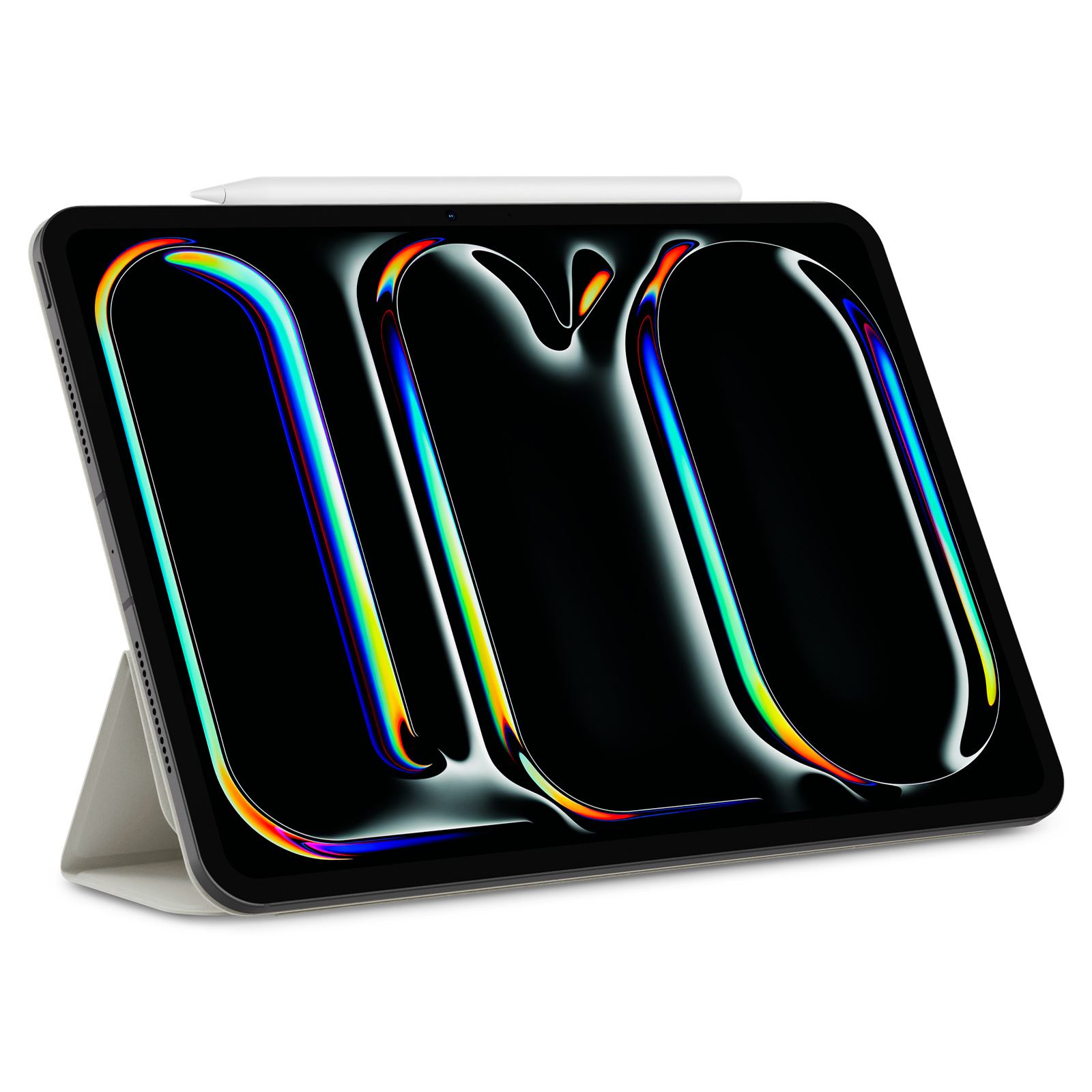 Spigen Air Skin Folio OneTap, gray - iPad Pro 13" 2024 (10)