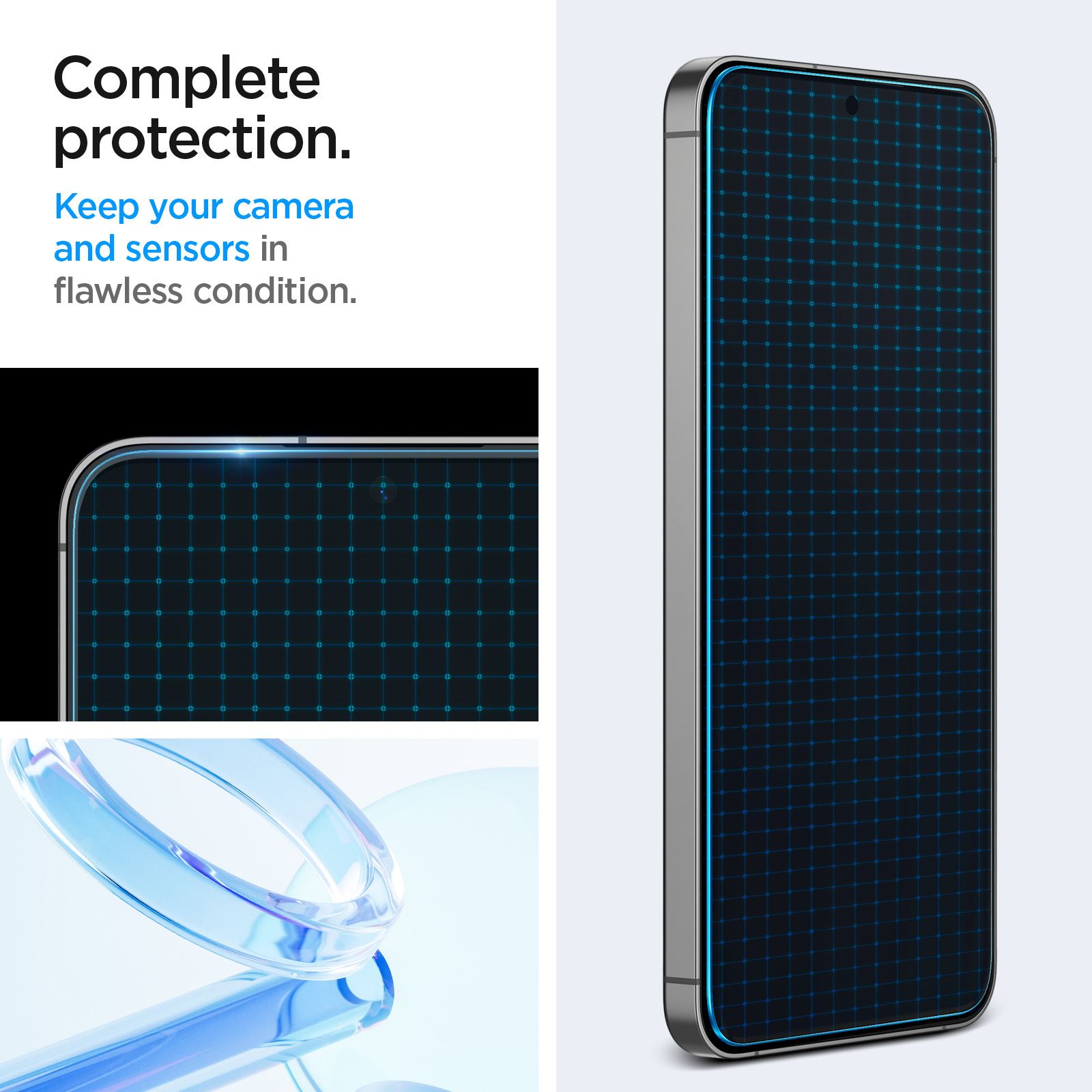Spigen Glass tR EZ Fit 2 Pack, transparency - Samsung Galaxy S24 FE/A56 5G (11)