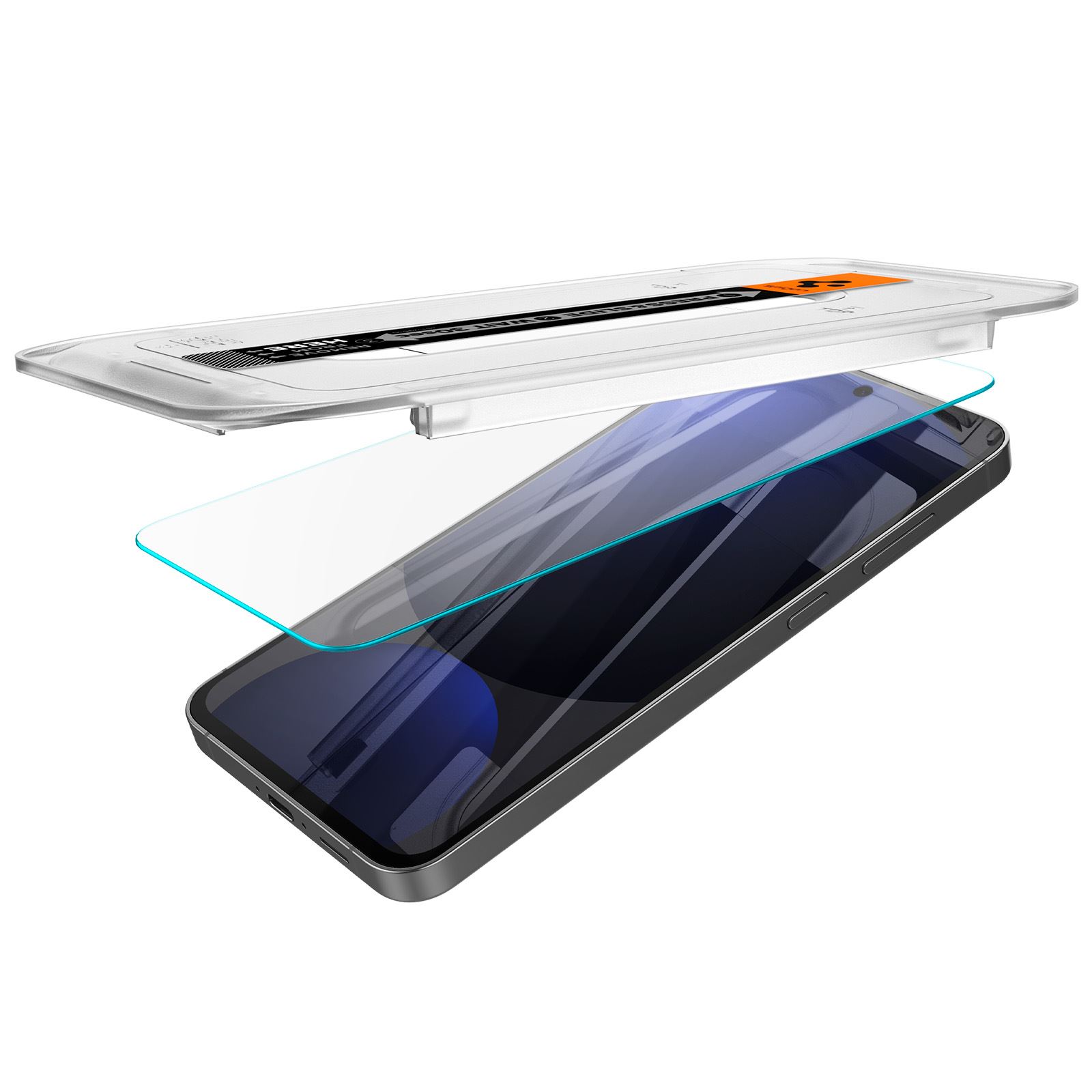 Spigen Glass tR EZ Fit 2 Pack, transparency - Samsung Galaxy S24 FE/A56 5G (5)