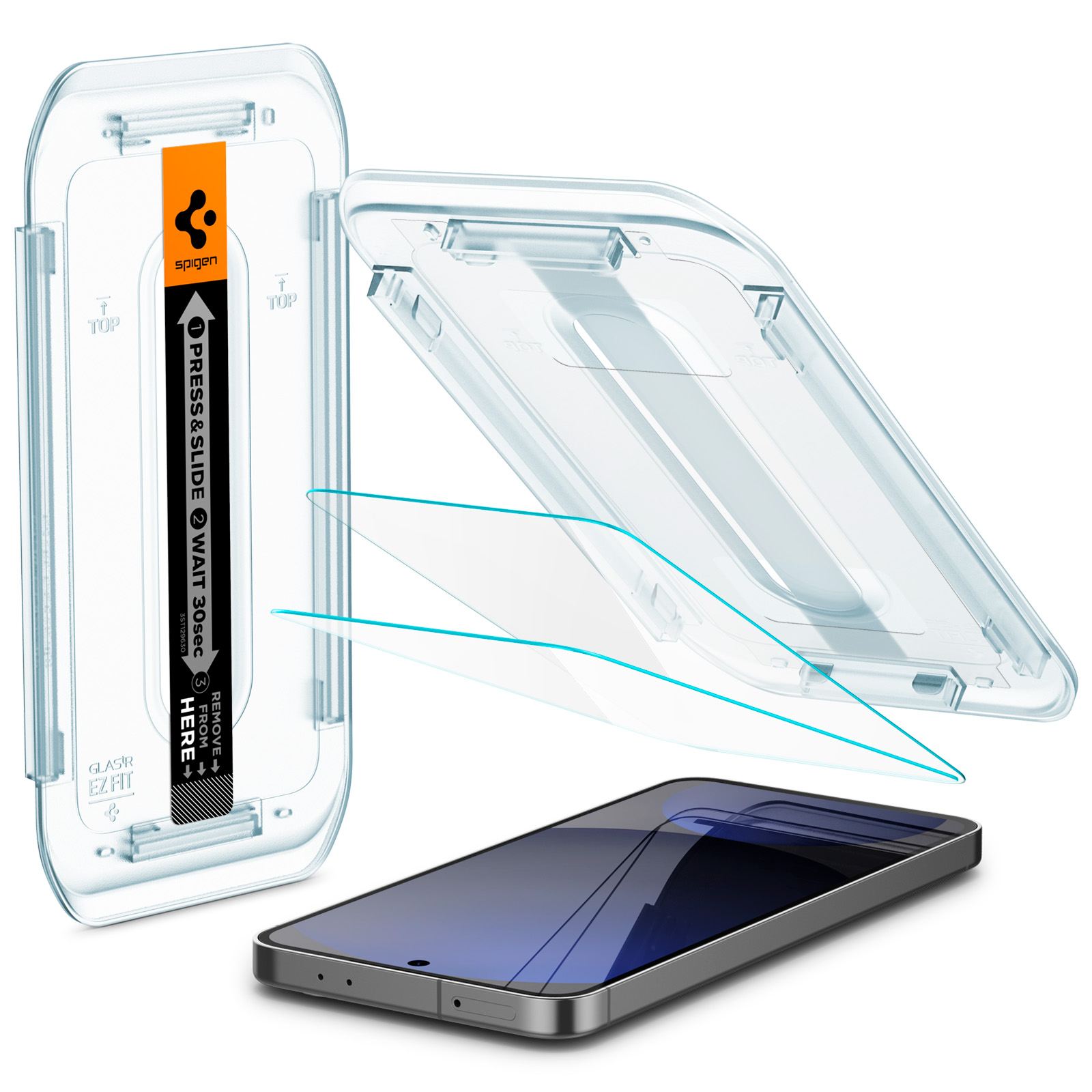 Spigen Glass tR EZ Fit 2 Pack, transparency - Samsung Galaxy S24 FE/A56 5G