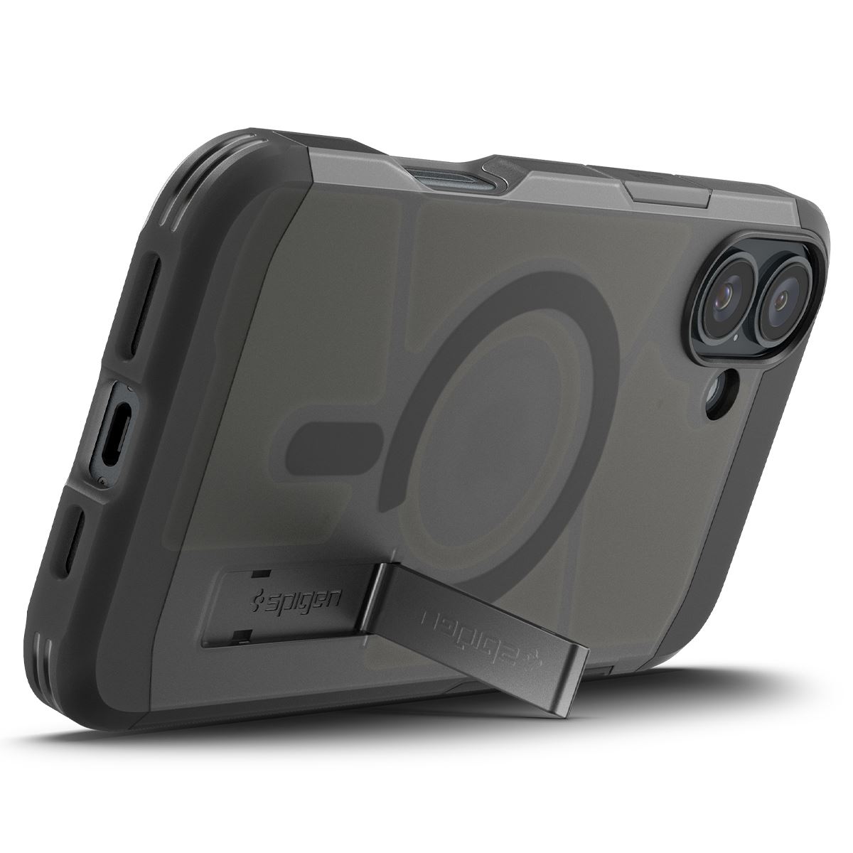 Spigen Tough Armor MagSafe, frost black - iPhone 16 (10)