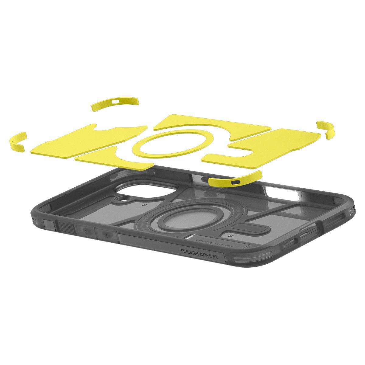 Spigen Tough Armor MagSafe, frost black - iPhone 16 (6)
