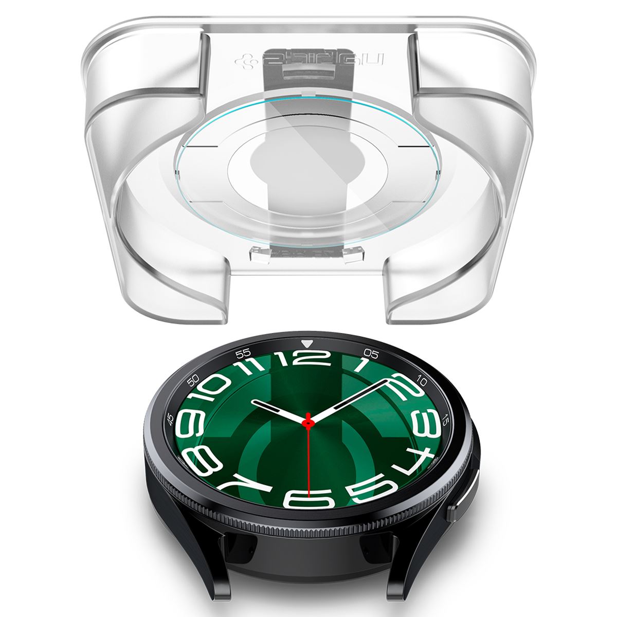 Spigen Glass tR EZ Fit 2 Pack - Samsung Galaxy Watch6 Classic 47mm (4)