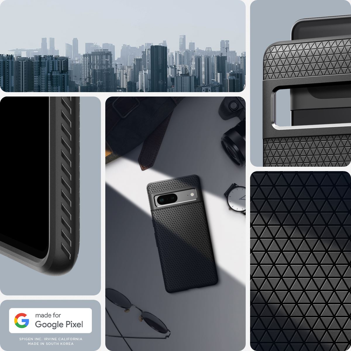 Spigen Liquid Air, black - Google Pixel 7 (13)