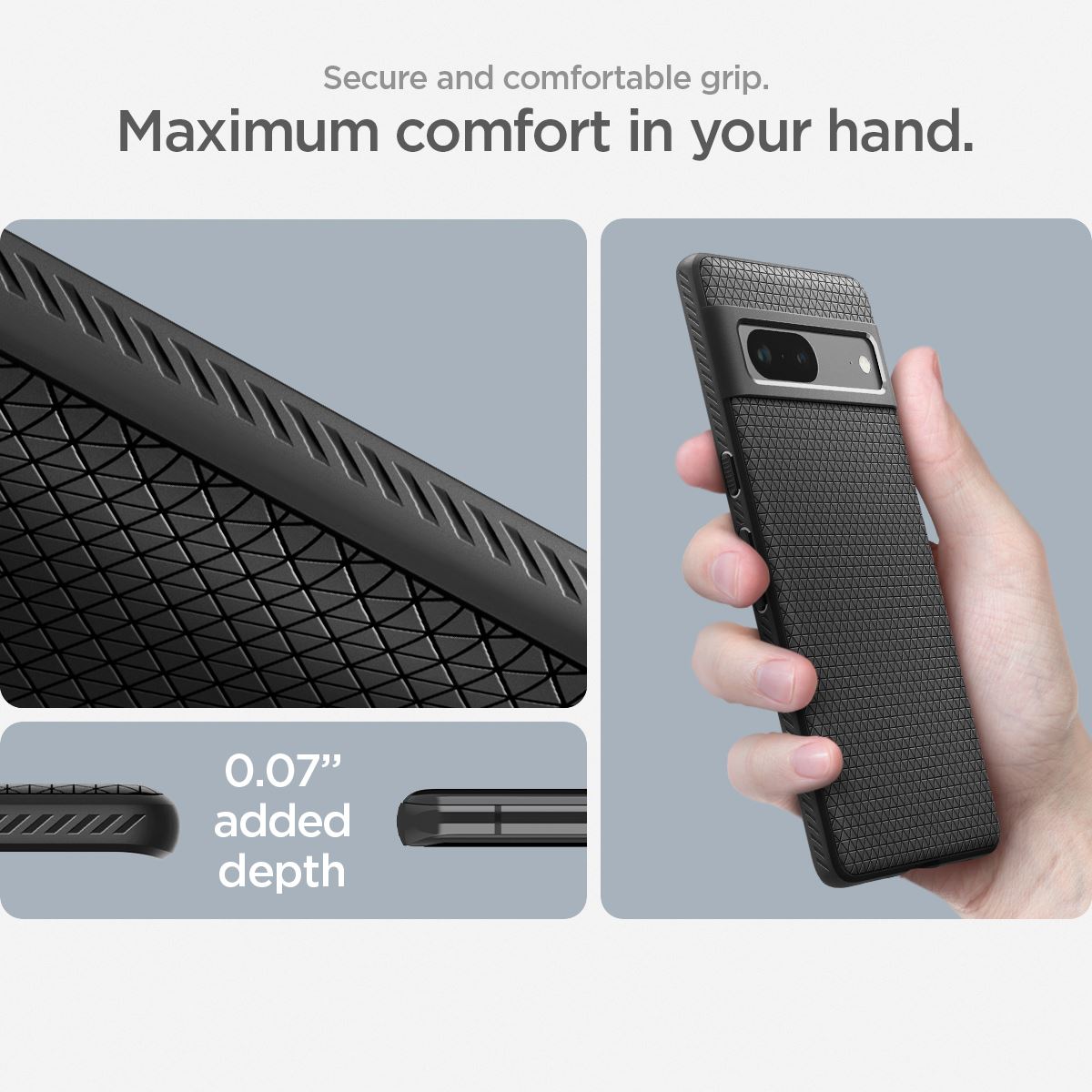 Spigen Liquid Air, black - Google Pixel 7 (17)