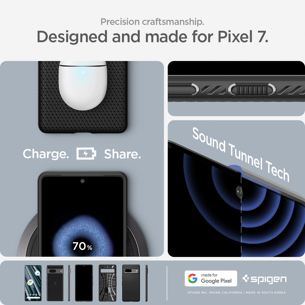 Spigen Liquid Air, black - Google Pixel 7 (18)