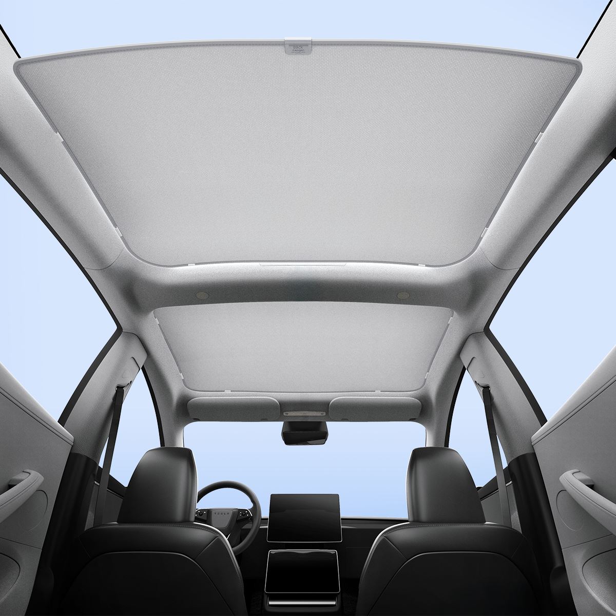 Spigen Tesla Car Roof Sunshade, black - Tesla Model 3 (2)
