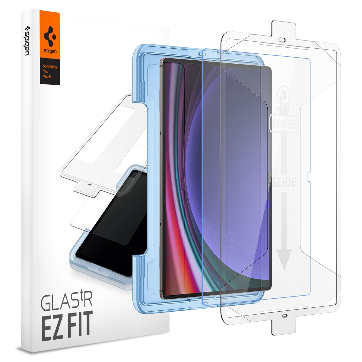 Spigen Glass tR EZ Fit 1 Pack - Samsung Galaxy Tab S10/S9 Ultra