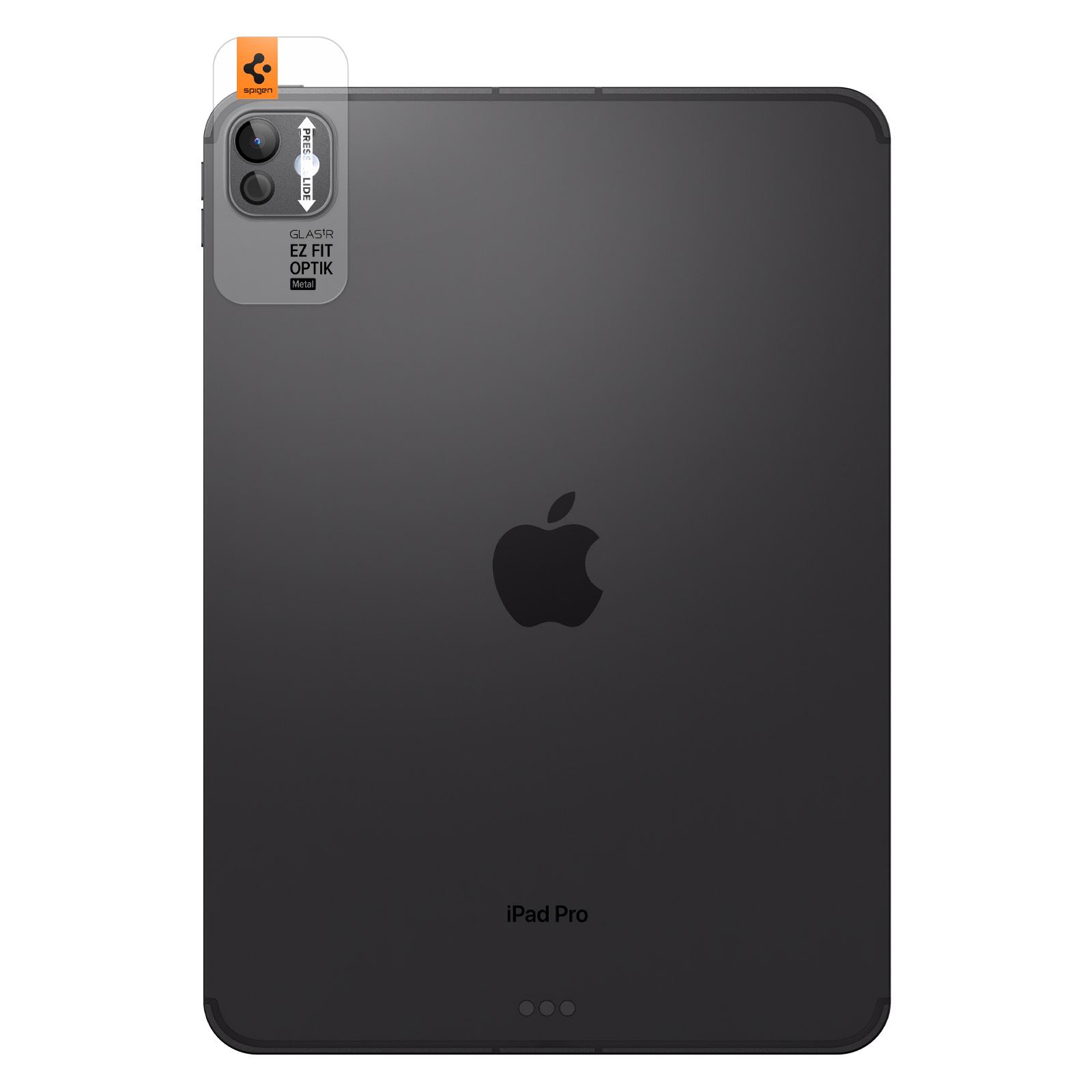 Spigen Glass tR EZ Fit Optik Metal 1 Pack, space black - iPad Pro 13" 2024 / iPad Pro 11" 2024 (3)