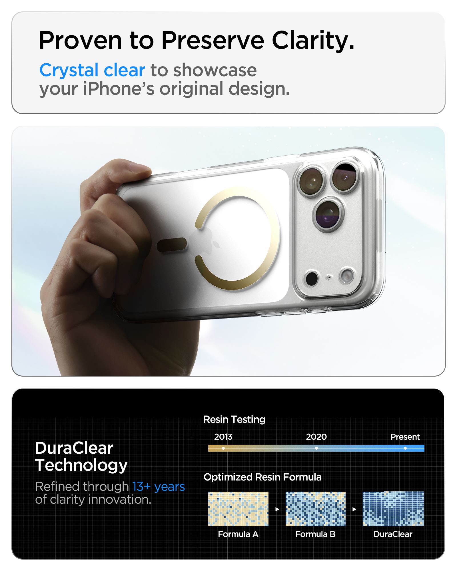 Spigen Ultra Hybrid MagSafe, clear gold - iPhone 18 Pro Max/17 Pro Max (15)