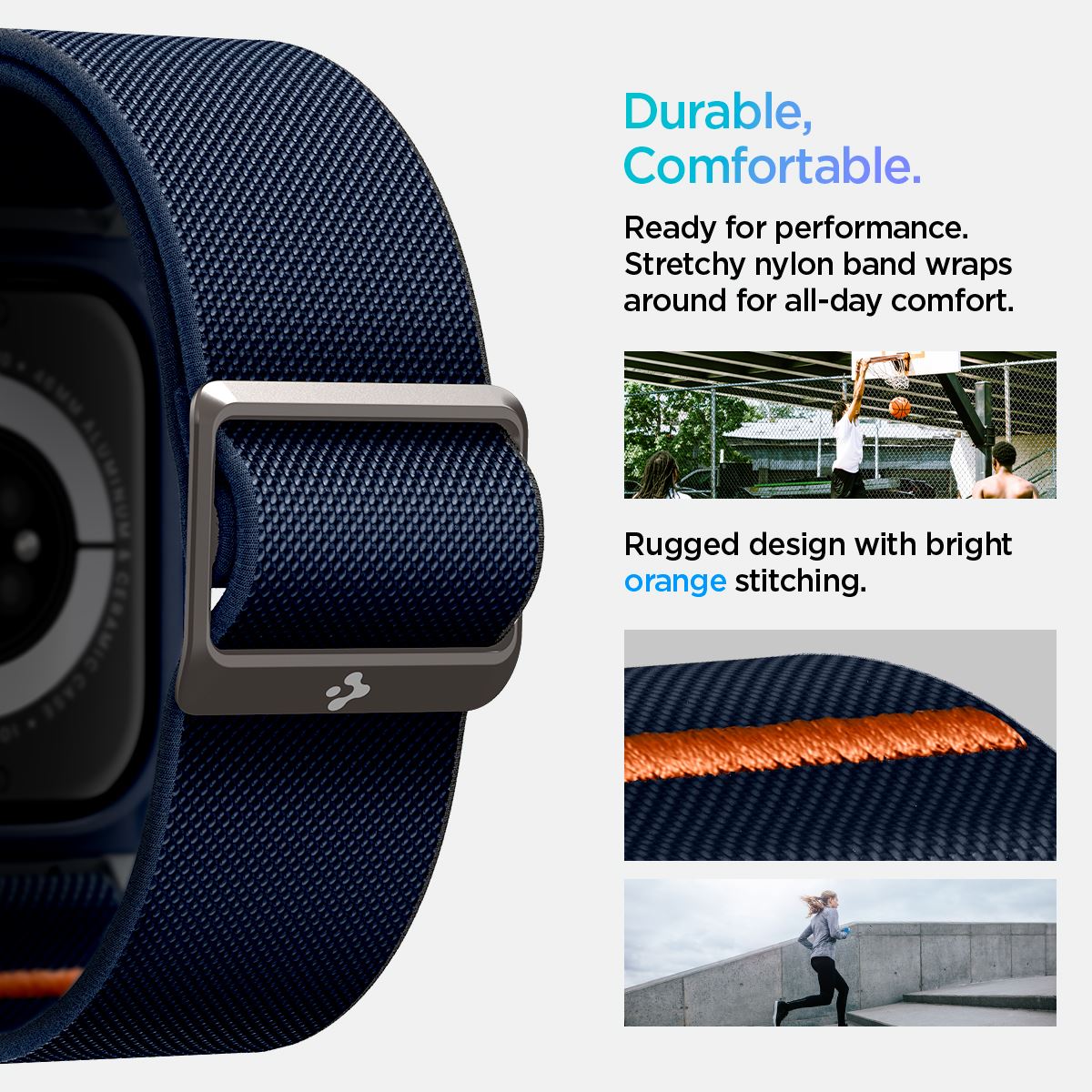 Spigen Lite Fit Pro, navy blue - Apple Watch 11/10 46mm (13)