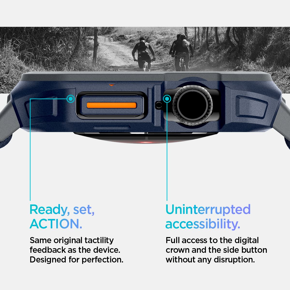 Spigen Lite Fit Pro, navy blue - Apple Watch 11/10 46mm (15)