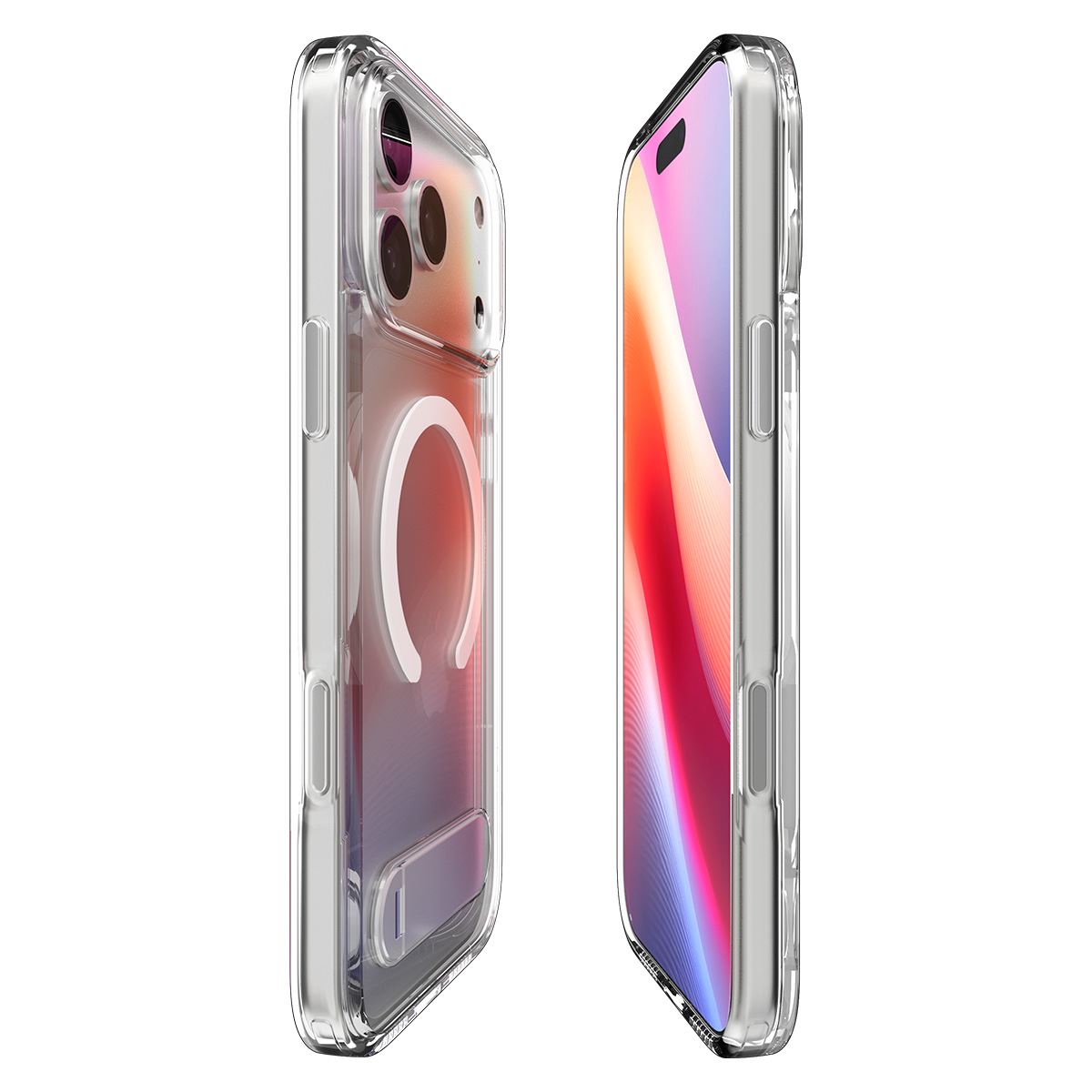 Spigen Ultra Hybrid S MagSafe, clear white - iPhone 17 Pro (5)