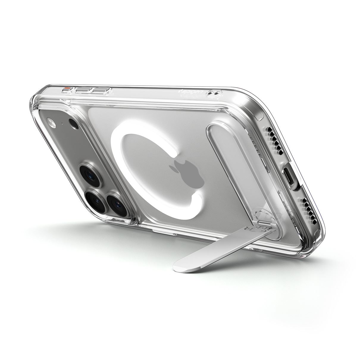 Spigen Ultra Hybrid S MagSafe, clear white - iPhone 17 Pro (6)