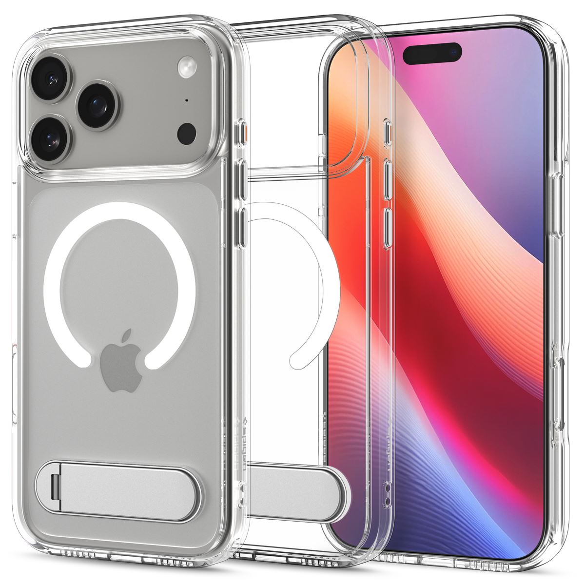 Spigen Ultra Hybrid S MagSafe, clear white - iPhone 17 Pro