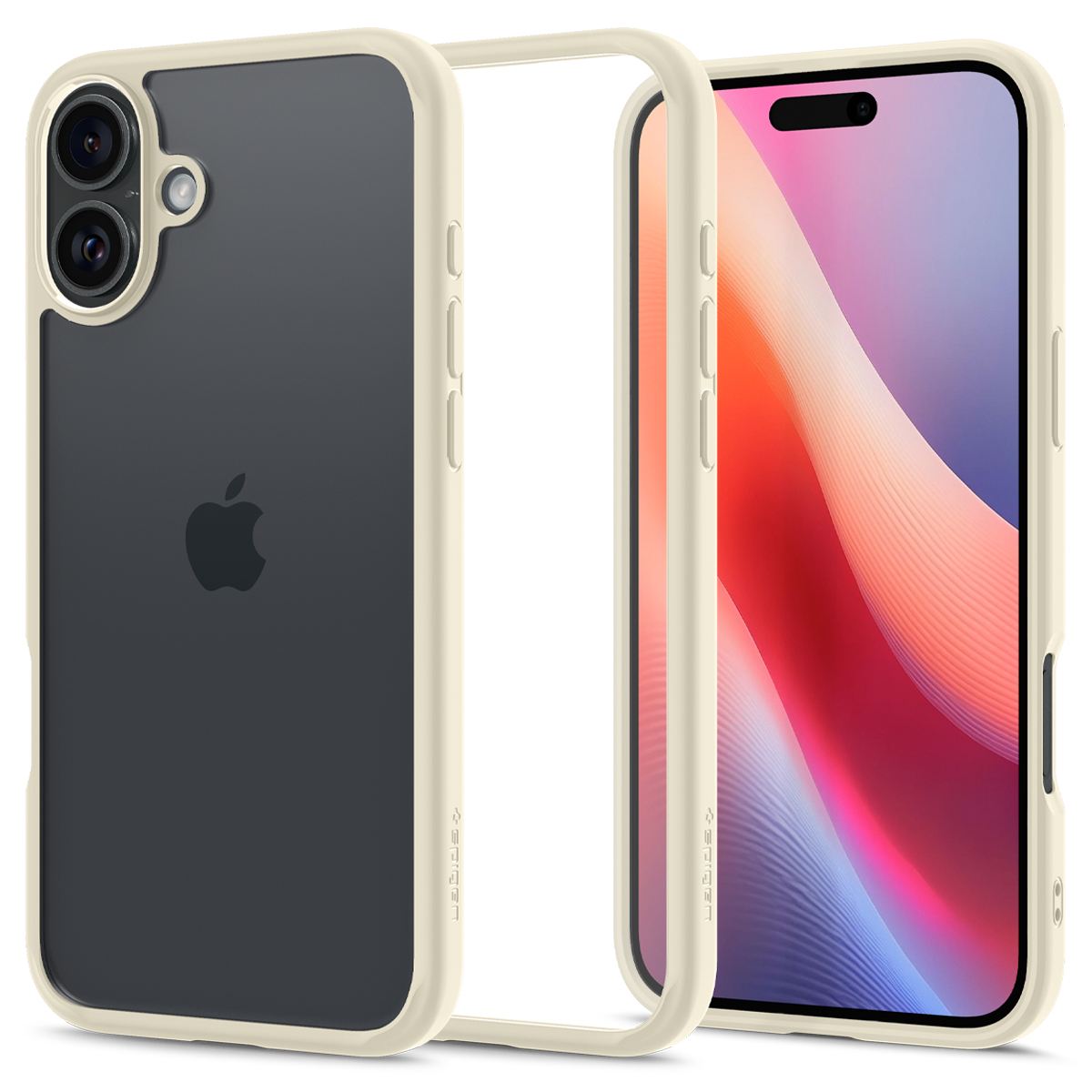 Spigen Ultra Hybrid, mute beige - iPhone 16 Plus (1)