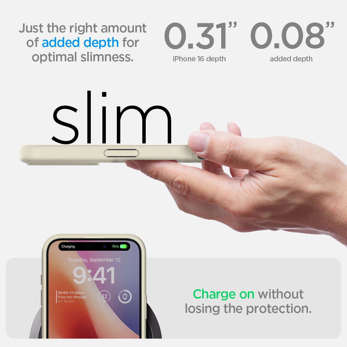 Spigen Ultra Hybrid, mute beige - iPhone 16 Plus (12)