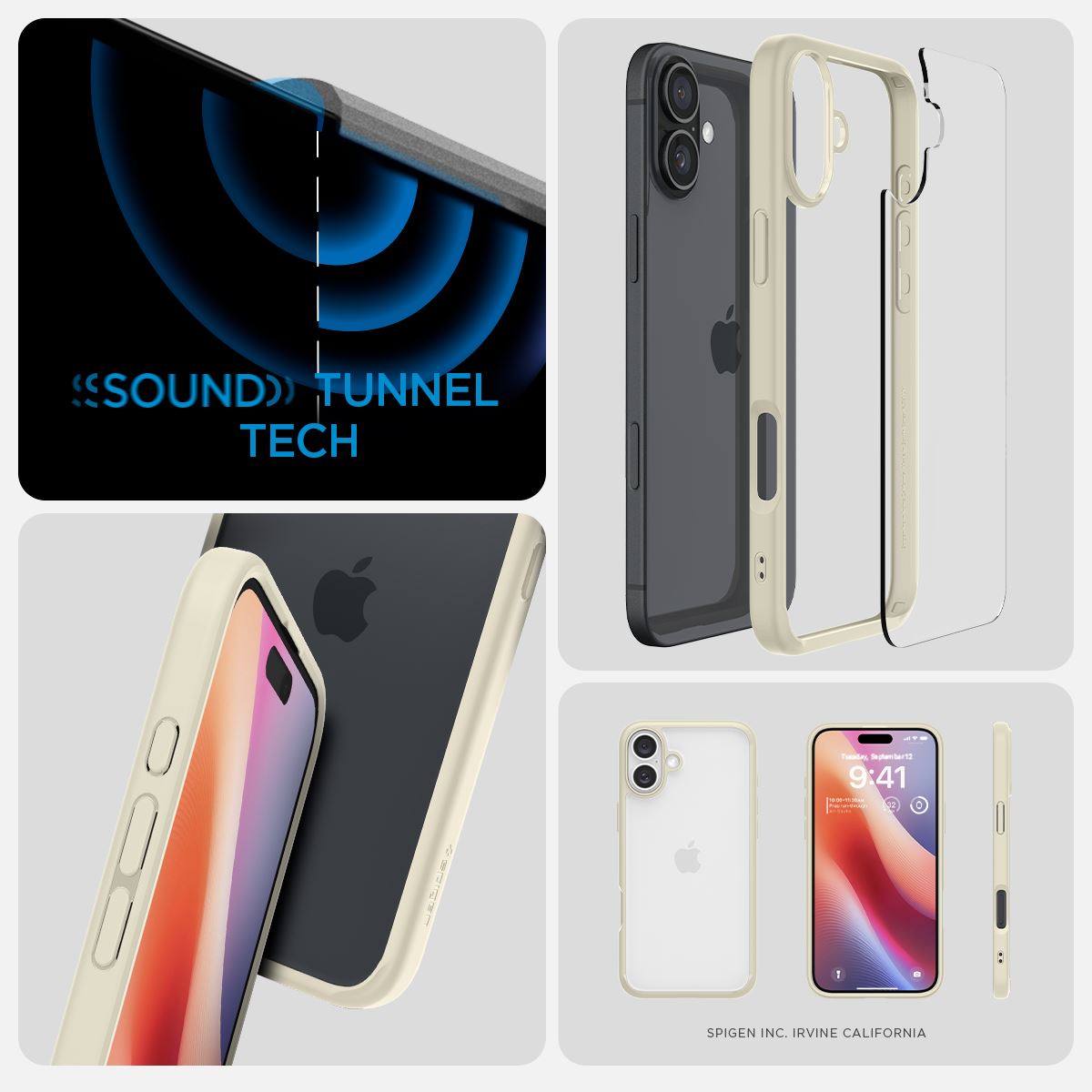 Spigen Ultra Hybrid, mute beige - iPhone 16 Plus (13)