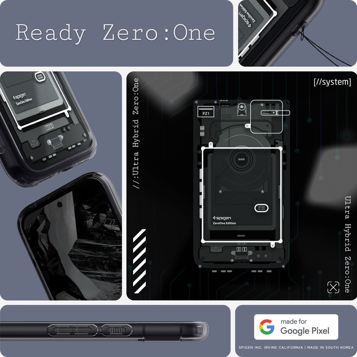 Spigen Ultra Hybrid, zero one - Google Pixel 8a (11)