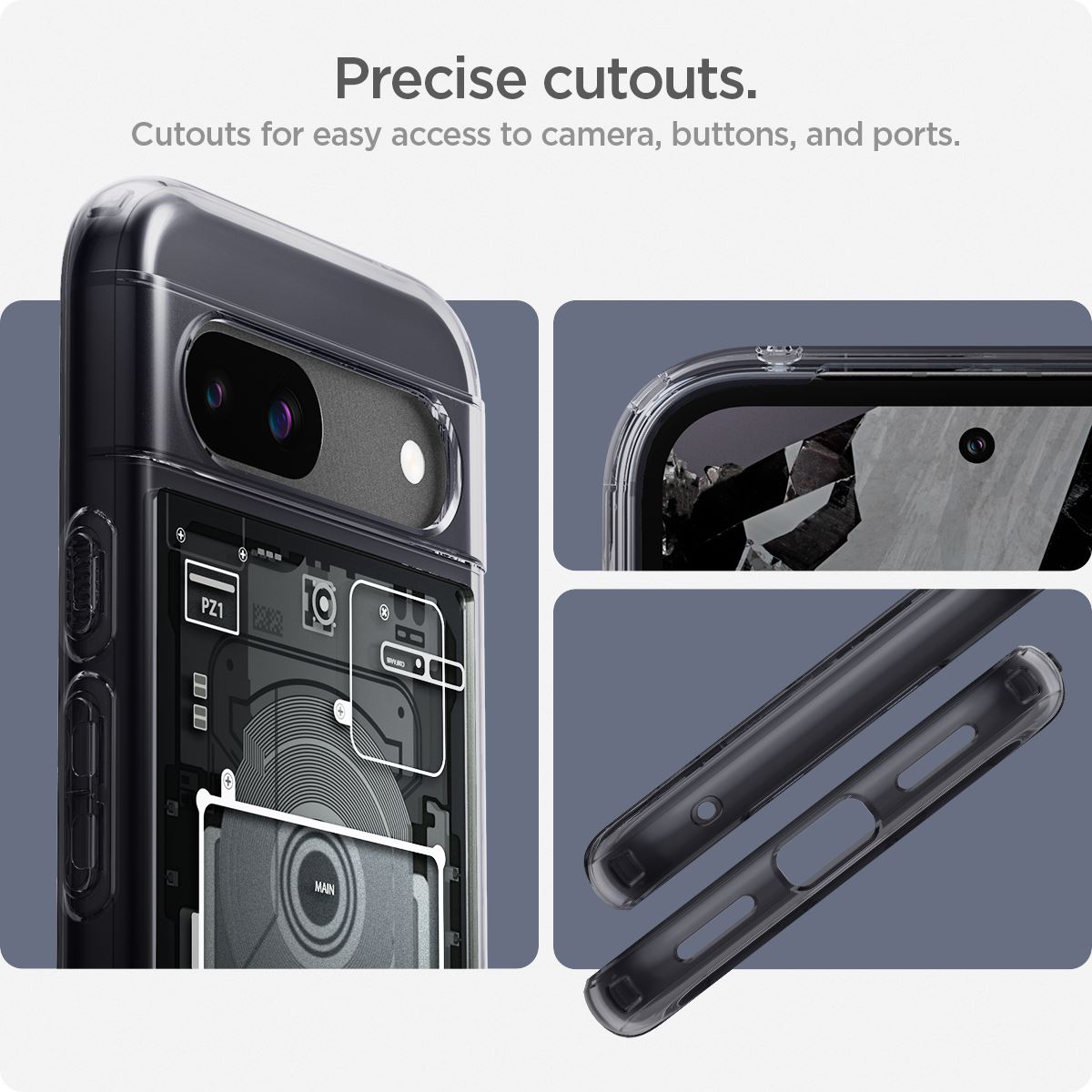 Spigen Ultra Hybrid, zero one - Google Pixel 8a (13)