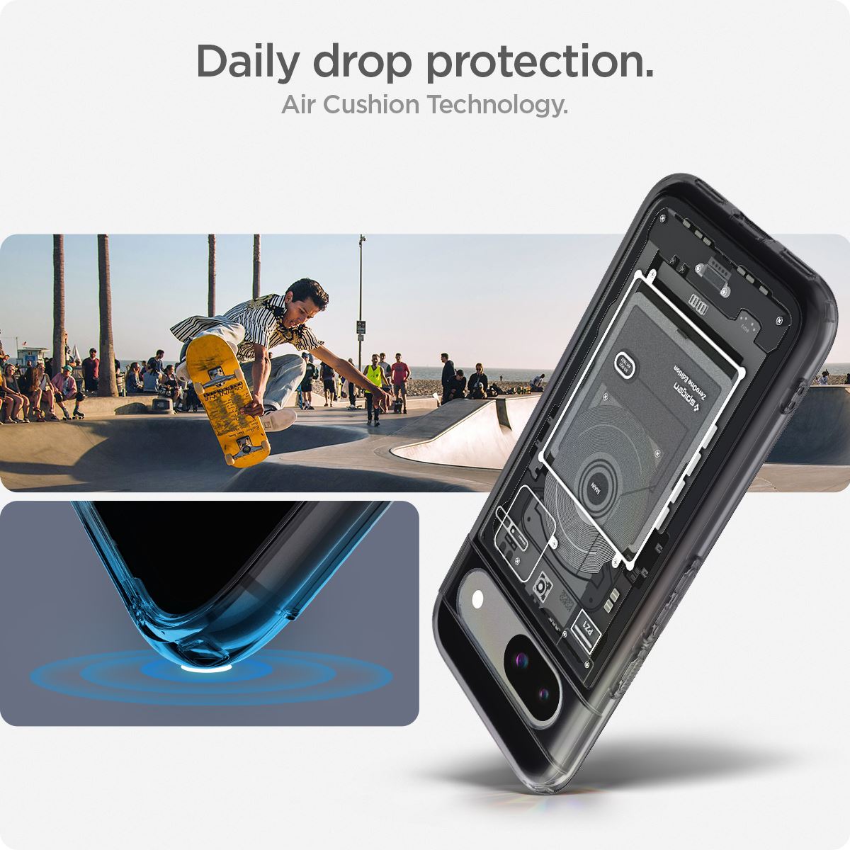 Spigen Ultra Hybrid, zero one - Google Pixel 8a (14)