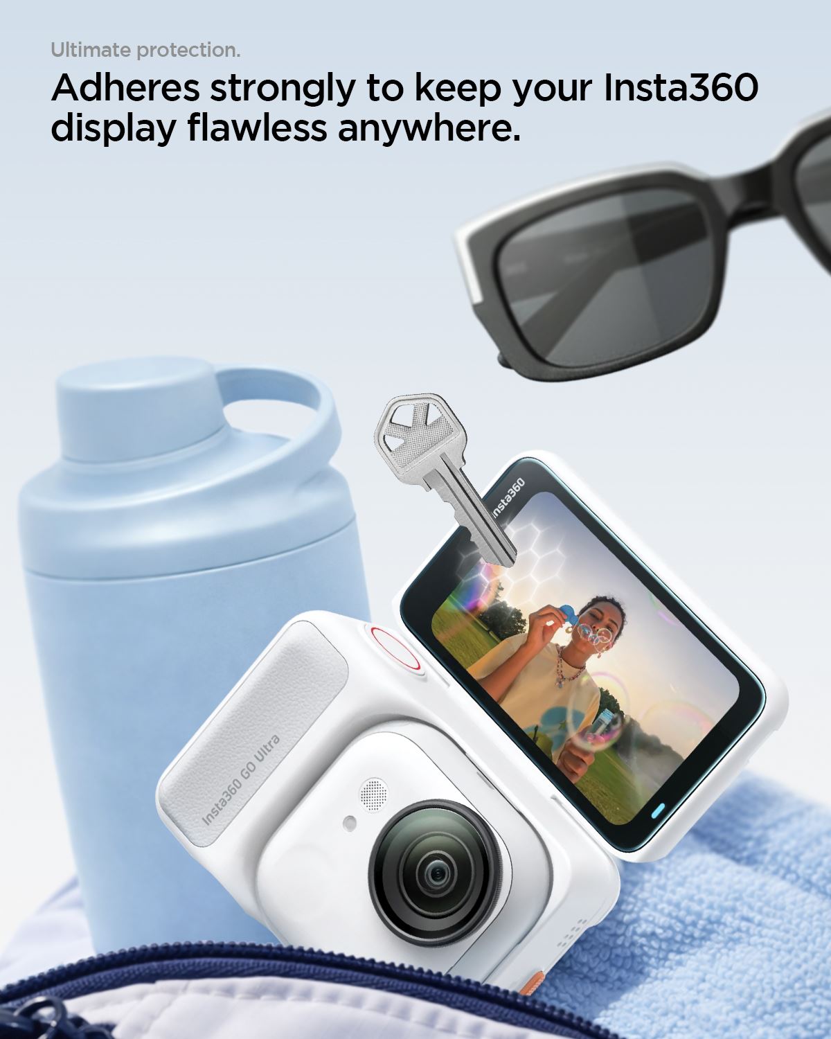 Spigen Glass tR Slim 2 Pack - Insta360 Go Ultra (11)