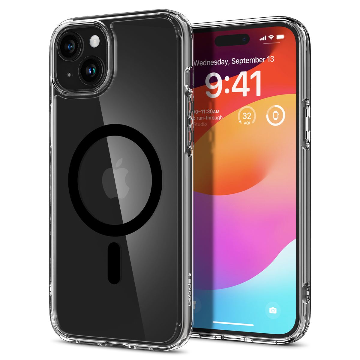Spigen Ultra Hybrid MagSafe, black - iPhone 15