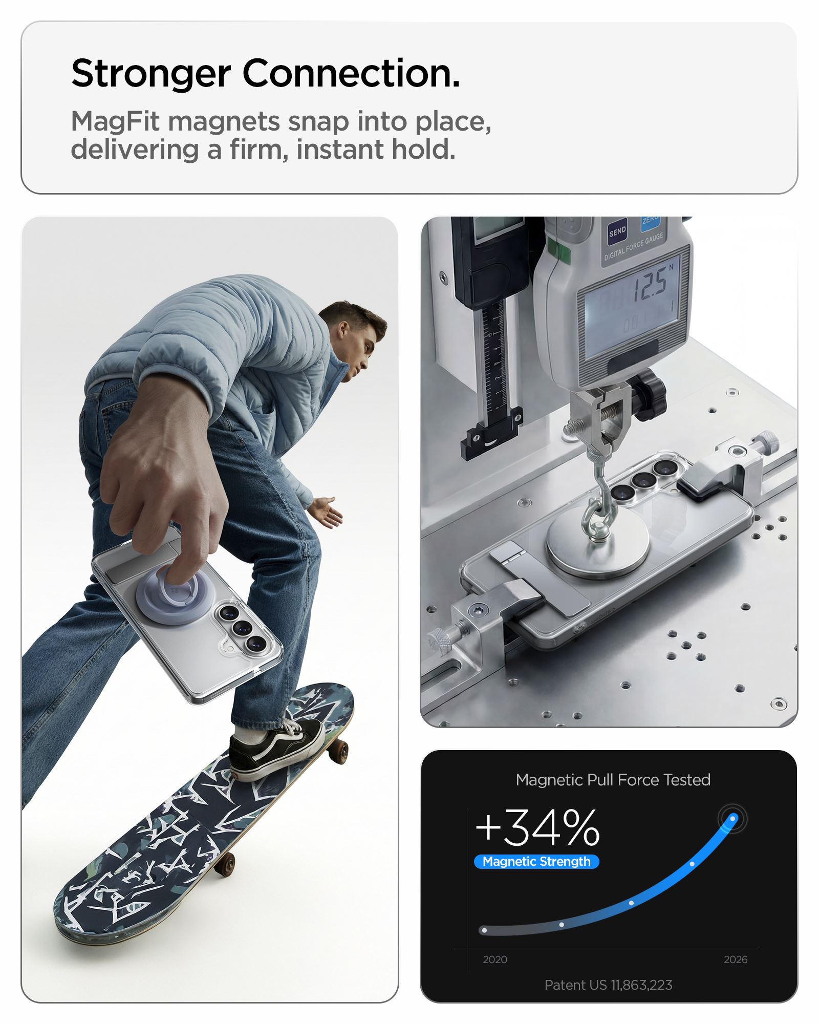 Spigen Ultra Hybrid S MagSafe, clear white - Samsung Galaxy S26 (14)