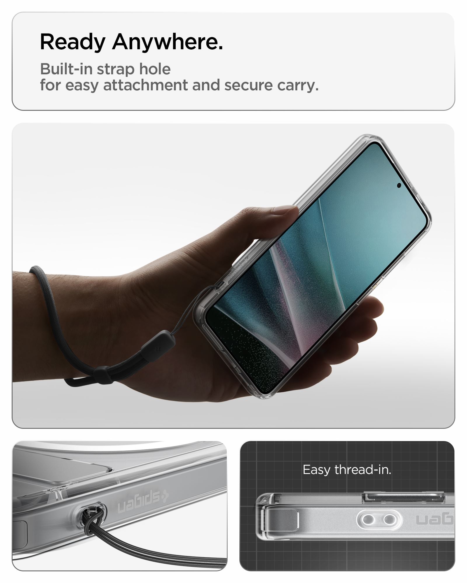 Spigen Ultra Hybrid S MagSafe, clear white - Samsung Galaxy S26 (16)