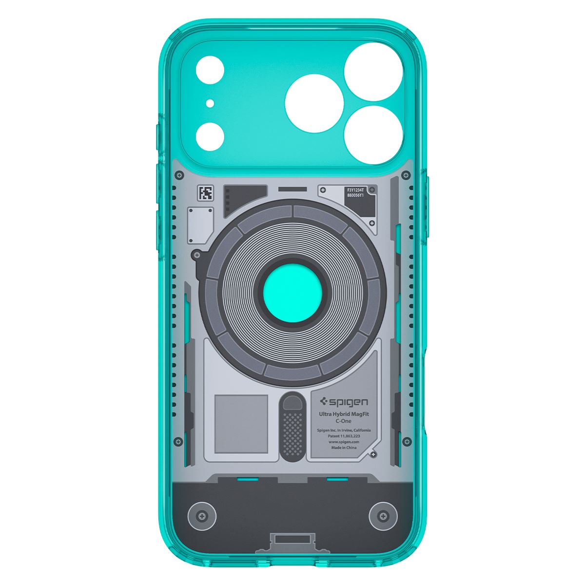 Spigen Ultra Hybrid MagSafe, c-one bondi blue - iPhone 18 Pro Max/17 Pro Max (5)