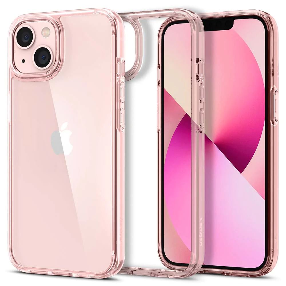 Spigen Ultra Hybrid, rose crystal - iPhone 13