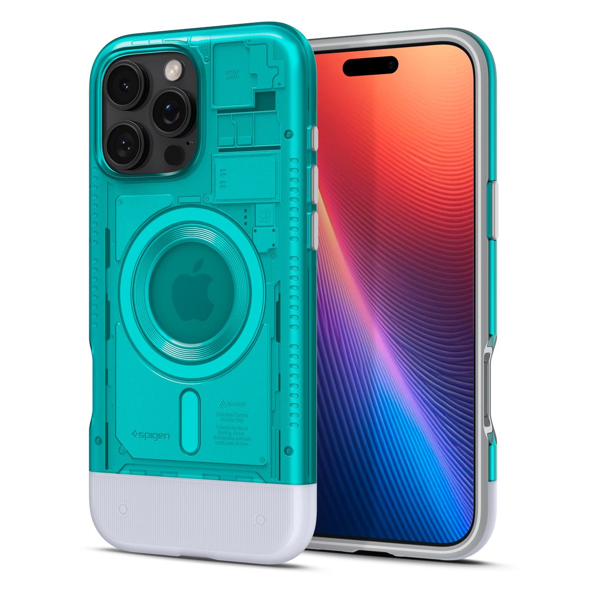 Spigen Classic C1 MagSafe, bondi blue - iPhone 16 Pro Max