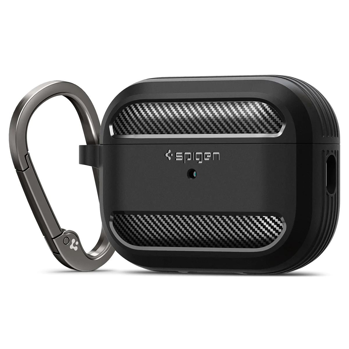 Spigen Rugged Armor, black - AirPods Pro 2 (1)