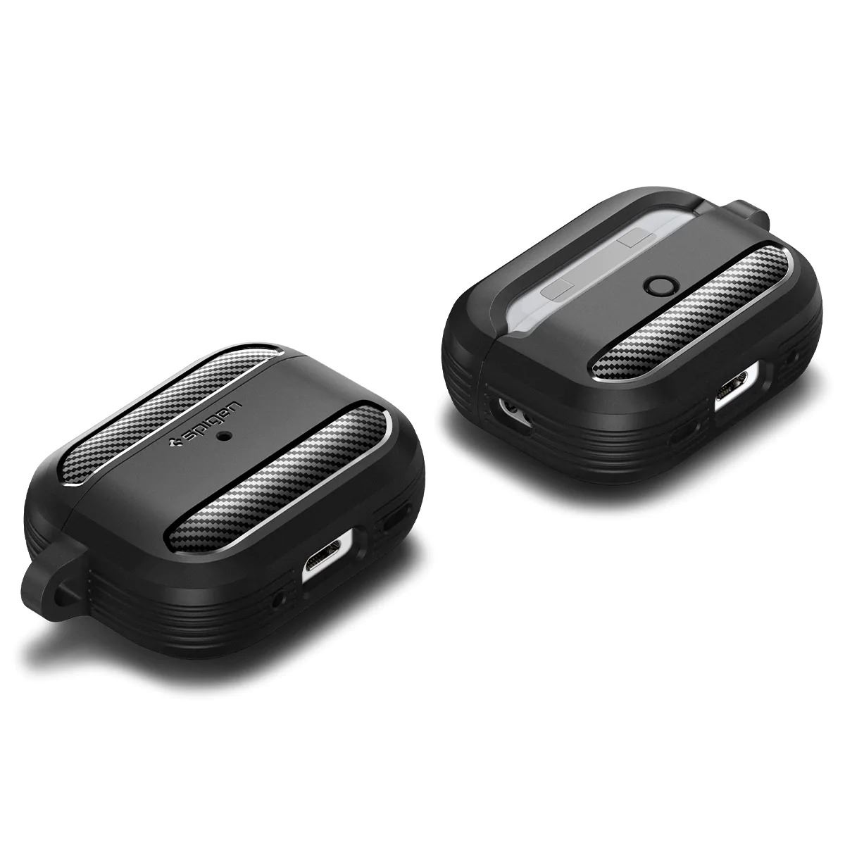 Spigen Rugged Armor, black - AirPods Pro 2 (3)
