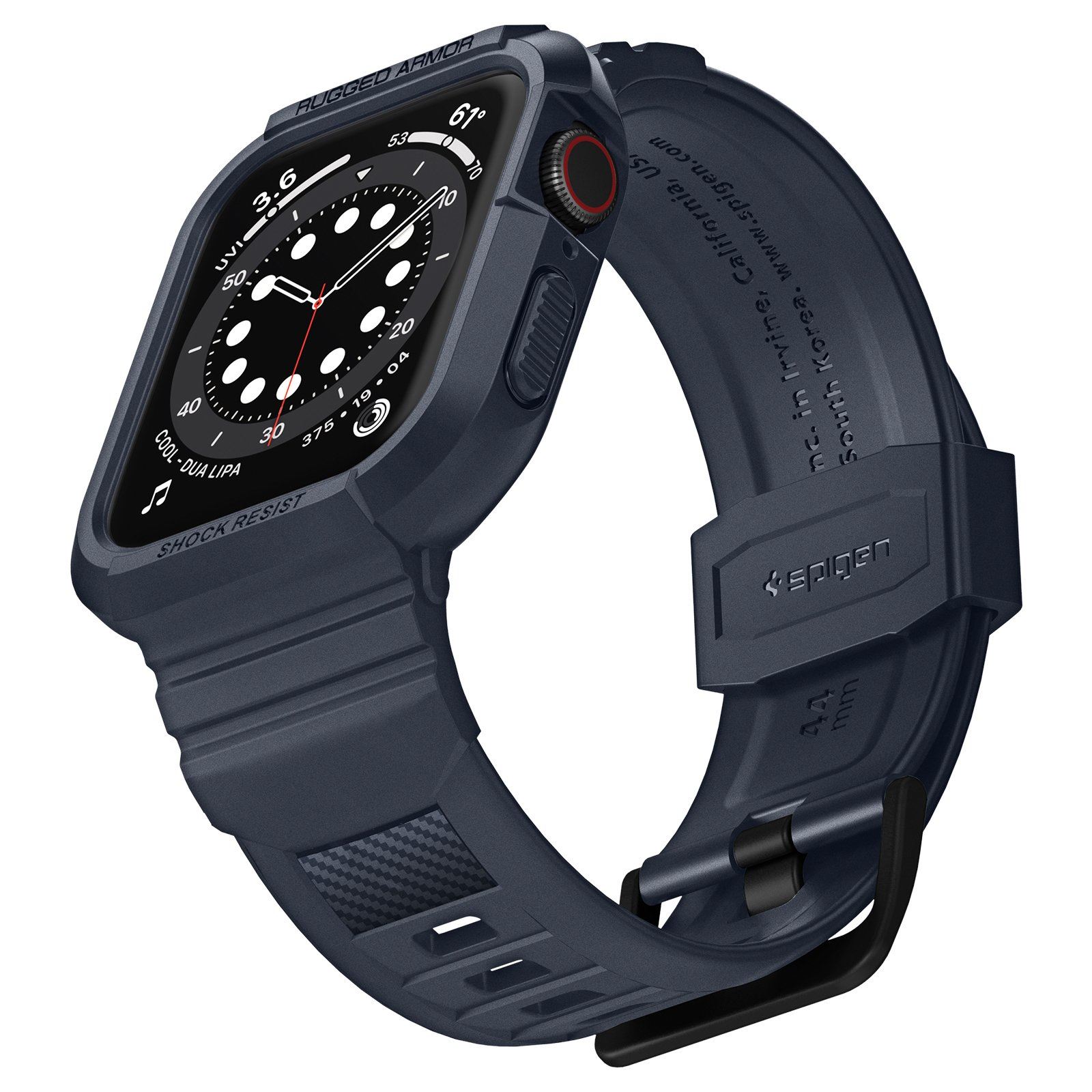 Spigen Rugged Armor Pro, gray - Apple Watch 45mm/44mm (2)