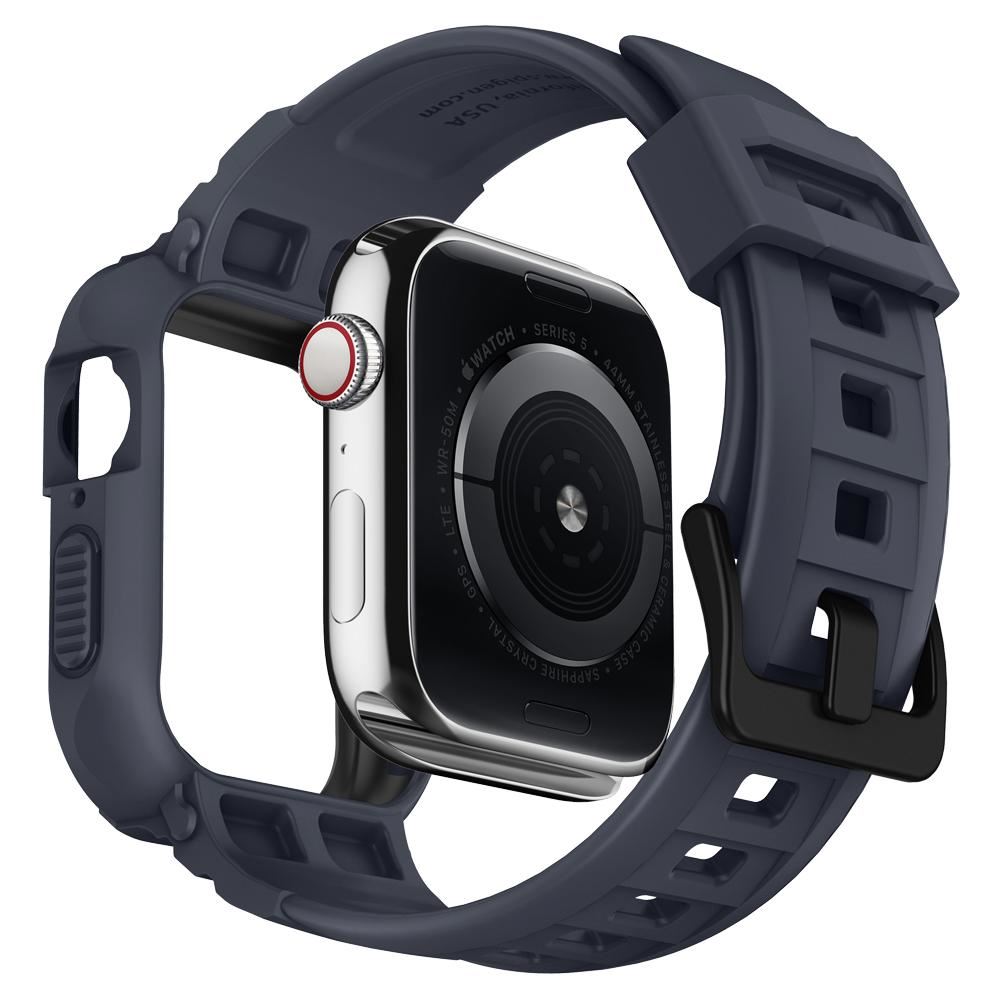Spigen Rugged Armor Pro, gray - Apple Watch 45mm/44mm (5)