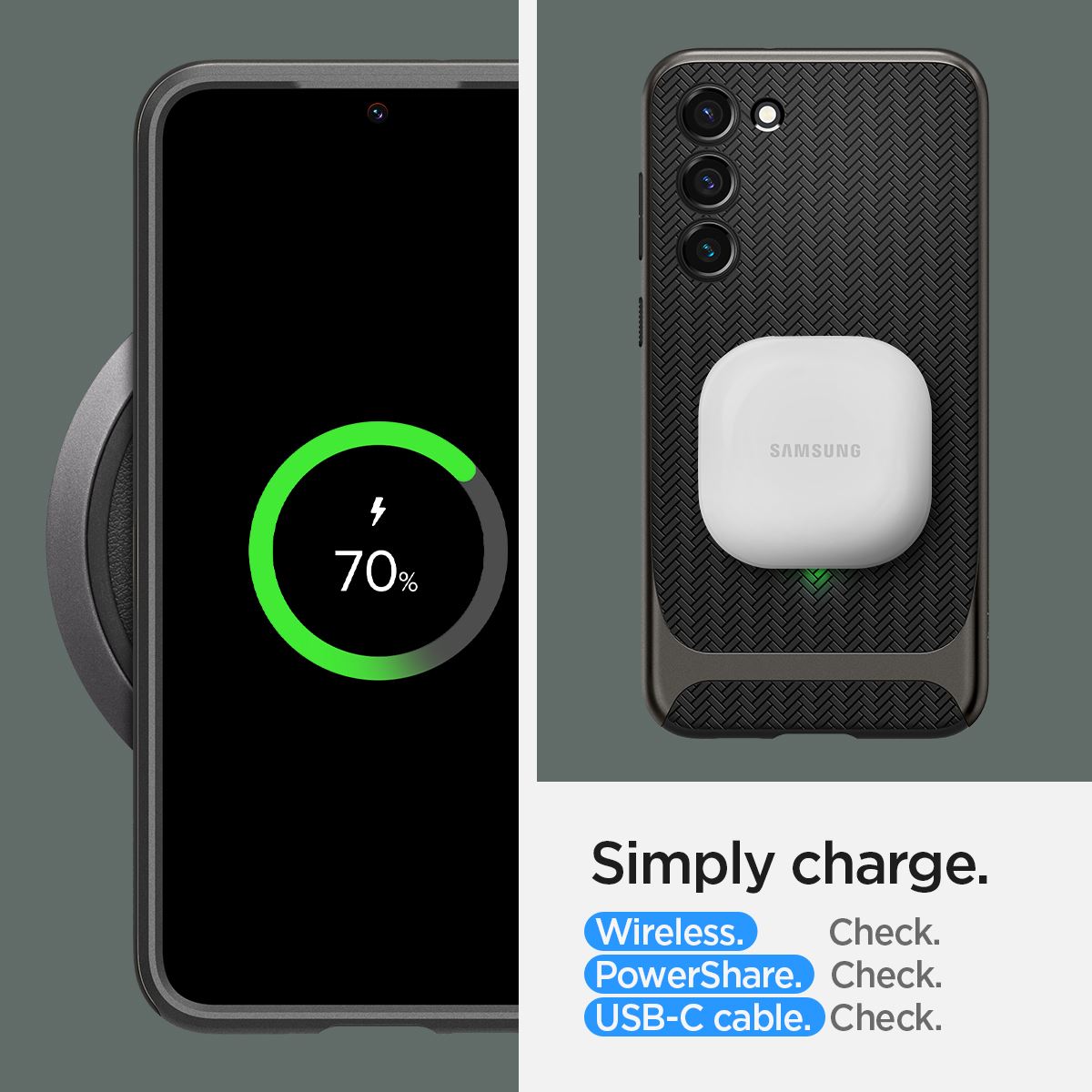 Spigen Neo Hybrid, gunmetal - Samsung Galaxy S23+ (16)